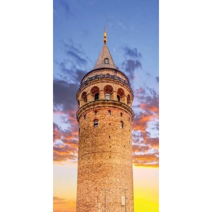 Kapı Giydirme Kapı Sticker Folyosu Galata Kulesi