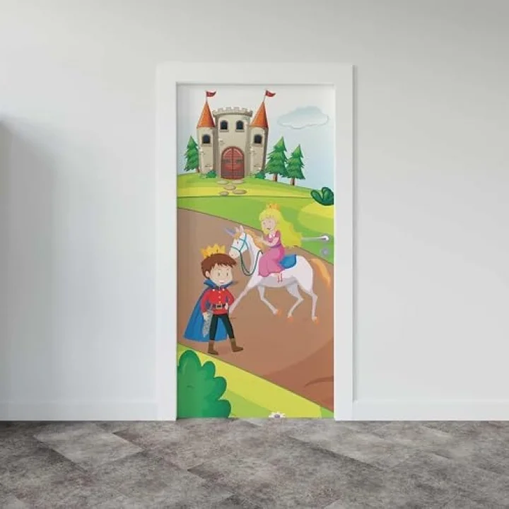 Kapı Giydirme Kapı Sticker Folyosu Şato