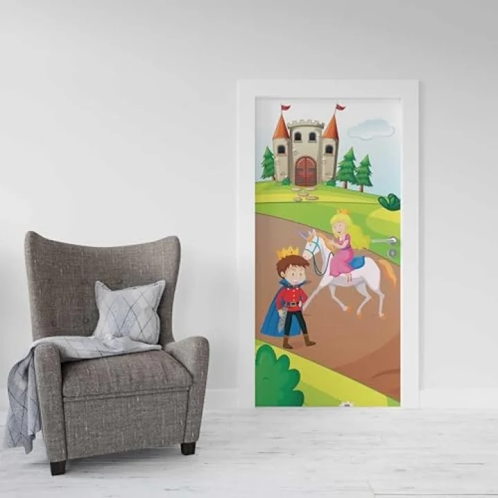 Kapı Giydirme Kapı Sticker Folyosu Şato
