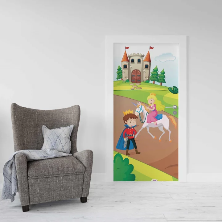 Kapı Giydirme Kapı Sticker Folyosu Şato