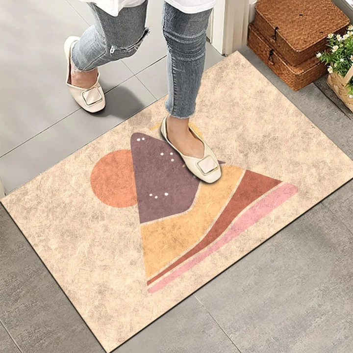 Kapı Önü Paspası - Modern ve Şık Kapı Paspası | Ev, Ofis ve Dış Mekân Kullanımı İçin (Bohem) 45x65