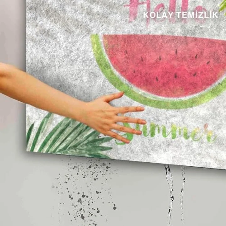 Kapı Önü Paspası - Modern ve Şık Kapı Paspası | Ev, Ofis ve Dış Mekân Kullanımı İçin (Hello Summer) 45x65