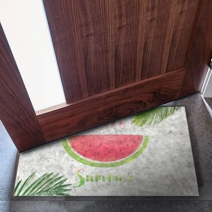 Kapı Önü Paspası - Modern ve Şık Kapı Paspası | Ev, Ofis ve Dış Mekân Kullanımı İçin (Hello Summer) 45x65
