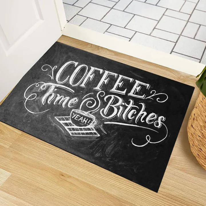 Kapı Önü Paspası - Modern ve Şık Kapı Paspası | Ev, Ofis ve Dış Mekân Kullanımı İçin (Latte) (Caffe Time Bitc..) 45x65