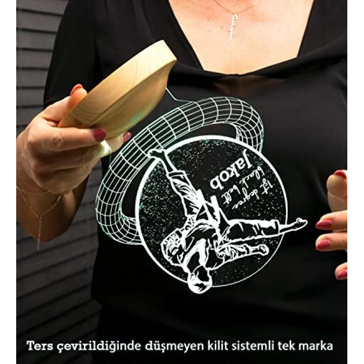 karateci Hediyesi, Karate Tekvando Judo Sporcuya Hediye 3D Led Lamba