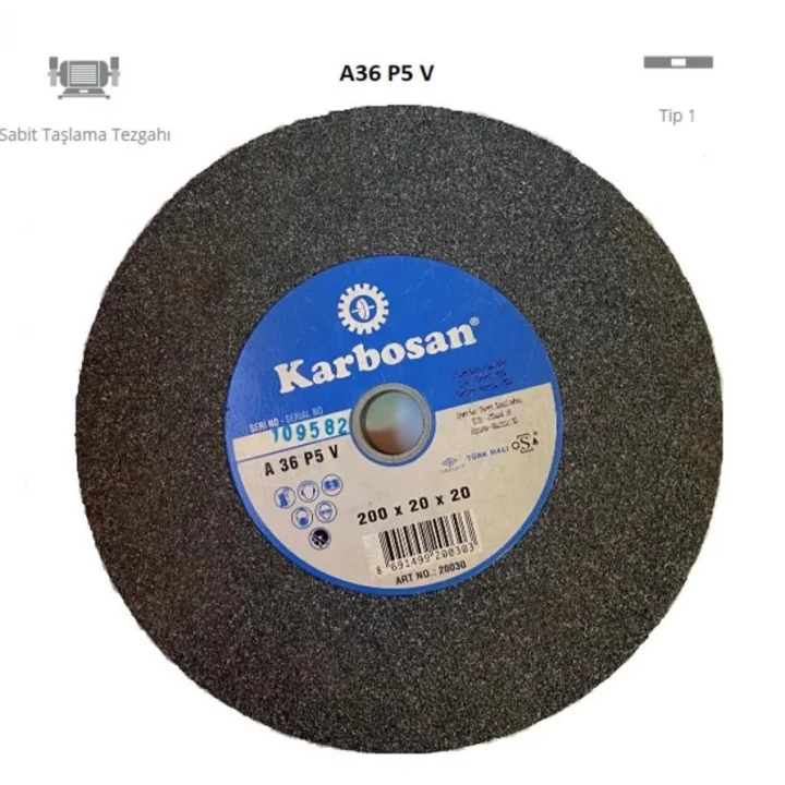Mey İthalat® Karbosan 200X20X20 36 Kum NK Taşlama Taşı