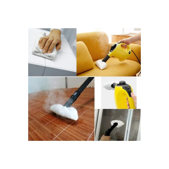 Karcher SC Serisi Buharlı Süpürge Mikrofiber Bez Seti, 3lü / SC1 EasyFix, SC2 EasyFix, SC3 EasyFix, SC4 EasyFix, SC5 EasyFix Modelleri için Mikrofiber Bez Seti