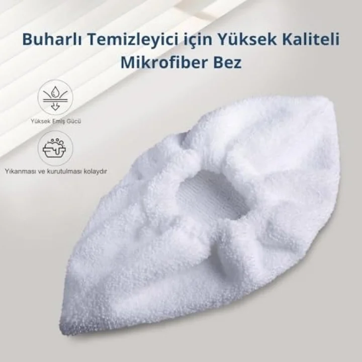Karcher SC2, SC3, SC4, SC5 ile Uyumlu Mikrofiber Bez Seti 10lu