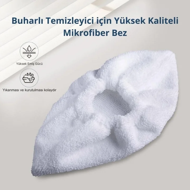 Karcher SC2, SC3, SC4, SC5 ile Uyumlu Mikrofiber Bez Seti 10lu