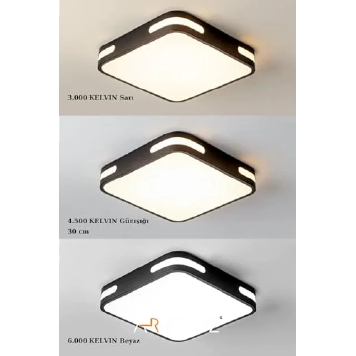 KARE MODEL MODERN PLAFONYER AVİZE (30X30 CM)