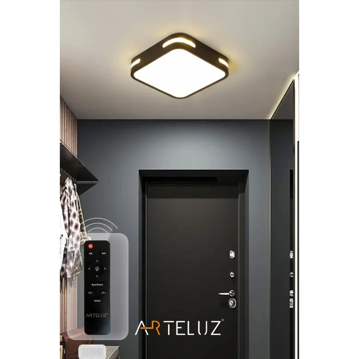 KARE MODEL MODERN PLAFONYER AVİZE (30X30 CM)