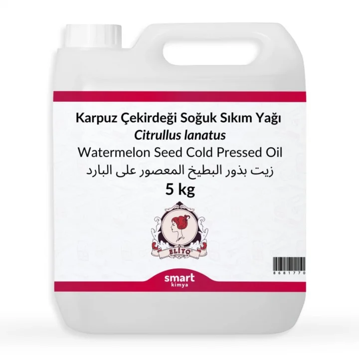 Karpuz Çekirdeği Soğuk Sıkım Yağı Citrullus lanatus 5 kg