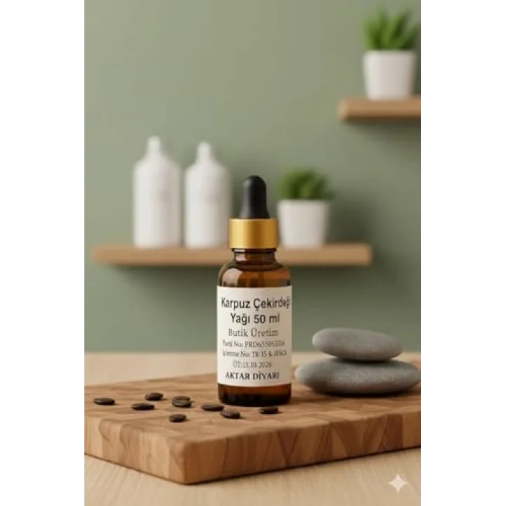 Karpuz Çekirdeği Yağı 50 ML - Saf ve Doğal Bitkisel Yağ, BTY-ADY85339
