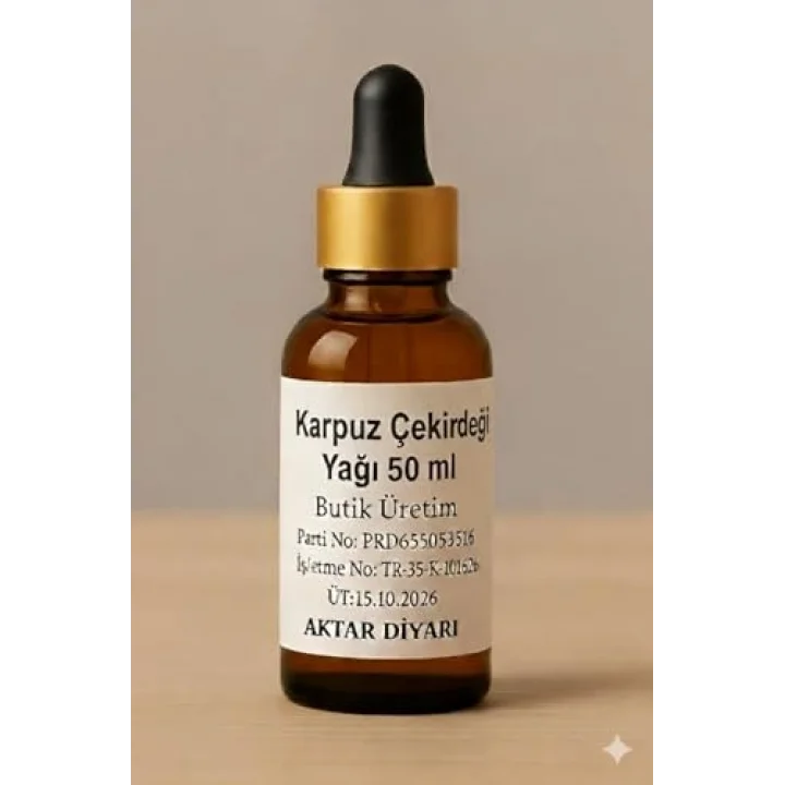 Karpuz Çekirdeği Yağı 50 ML - Saf ve Doğal Bitkisel Yağ, BTY-ADY85339