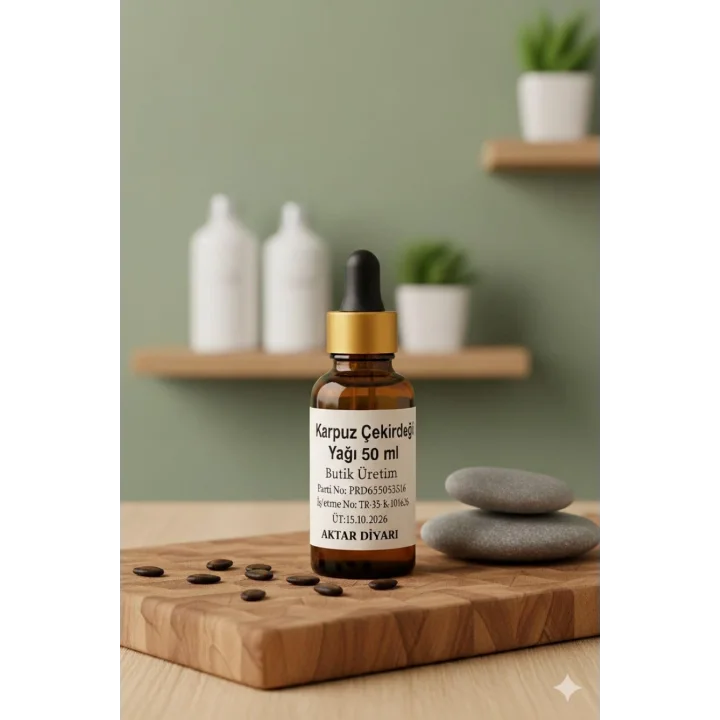 Karpuz Çekirdeği Yağı 50 ML - Saf ve Doğal Bitkisel Yağ, BTY-ADY85339