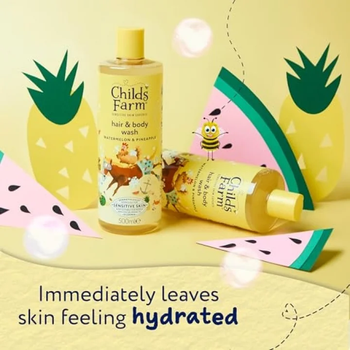 Karpuz ve Ananas Özlü Çocuk Saç ve Vücut Şampuanı 500 ml