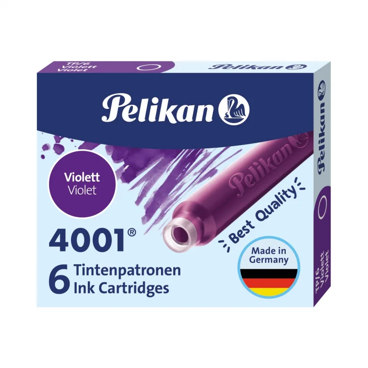 Kartuş Serisi TP6X Dolma Kalem Kartuşu Mor