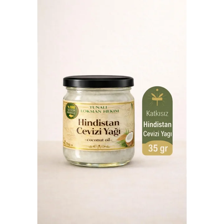 Katı Hindistan Cevizi Yağı Özel Üretim Net 35 Gr