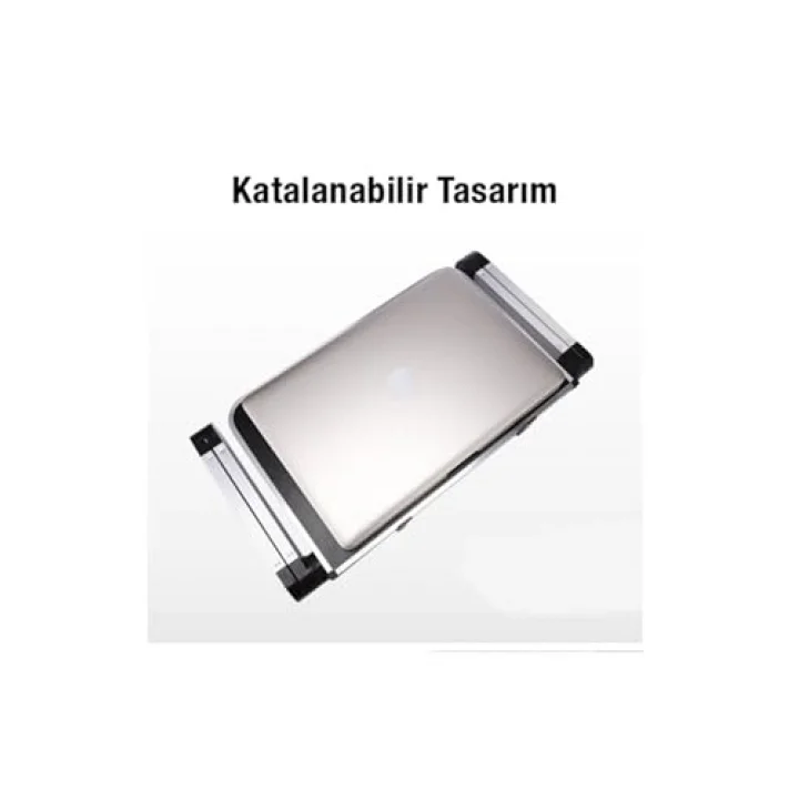Katlanabilir Dizüstü Bilgisayar/Laptop Tablet Standı Fanlı