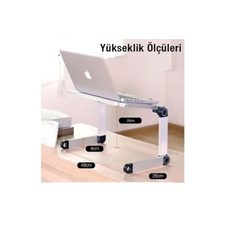 Katlanabilir Dizüstü Bilgisayar/Laptop Tablet Standı Fanlı