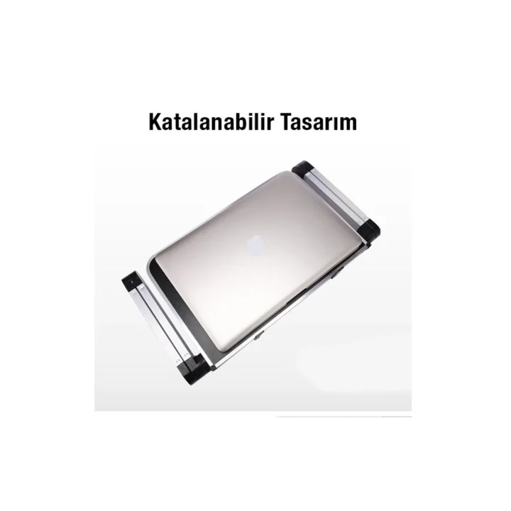 Katlanabilir Dizüstü Bilgisayar/Laptop Tablet Standı Fanlı