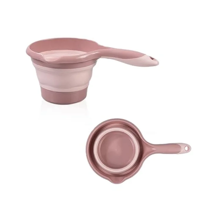 Katlanır Banyo 3lü Set Somon