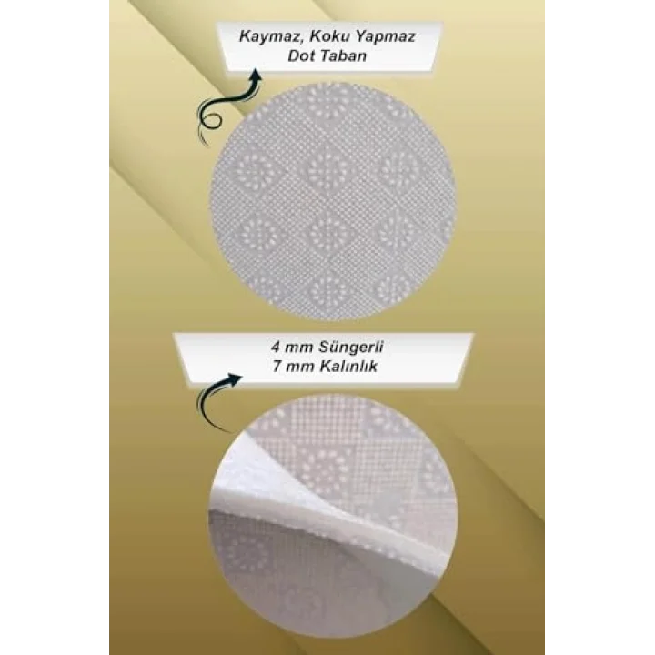 Kaymaz Tabanlı Halı Çocuk Kd59 Arabalı, Arabali, 100 X 200