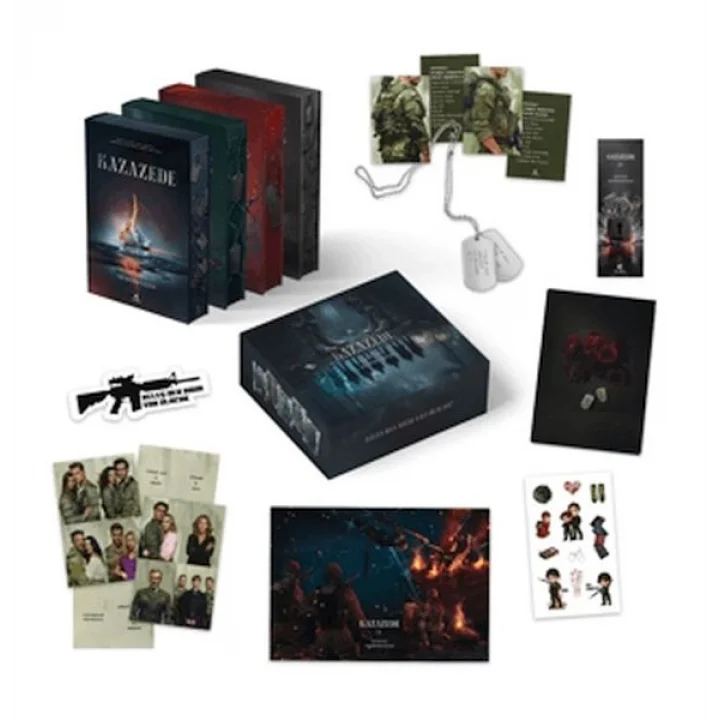 Kazazede (4 Kitap Yan Boyamalı Kutulu)