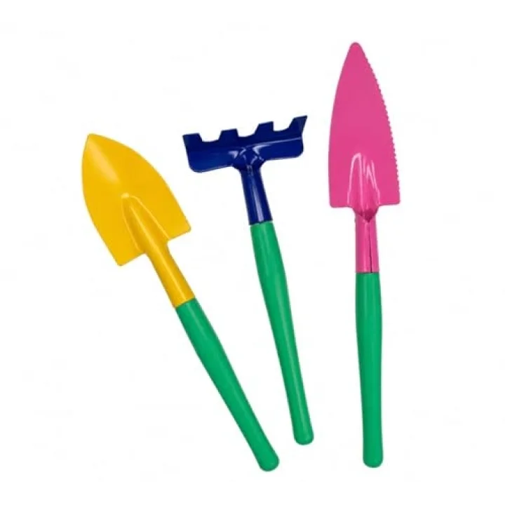 Kazma Kürek 3lü Set – Hobi Bahçeciliği ve Doğa Aktiviteleri