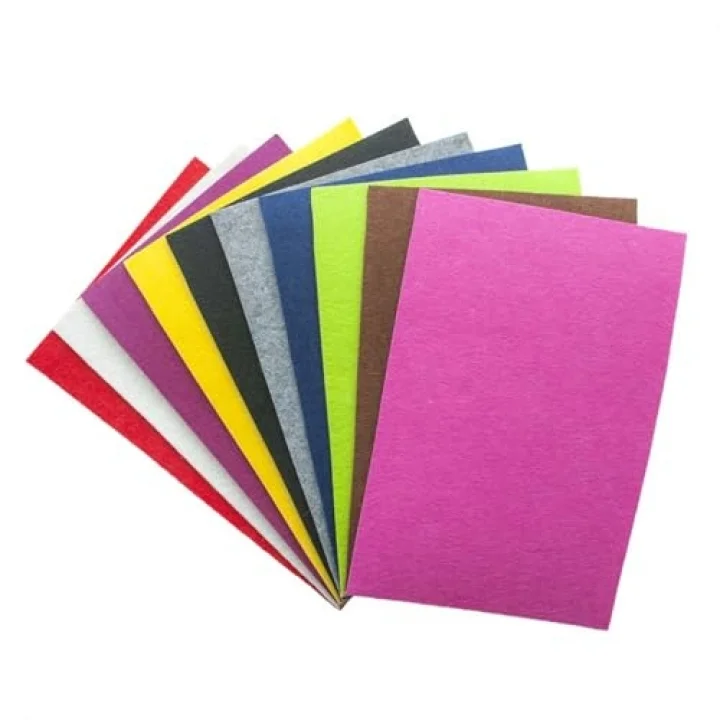 Keçe Karışık Renk 20 Adet - A4 Boyutunda 20x30 Cm.