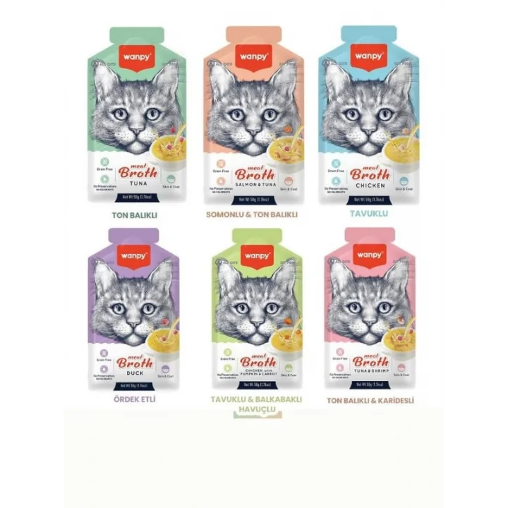 Kedi Çorbası Karışık 50gr x 6 Adet