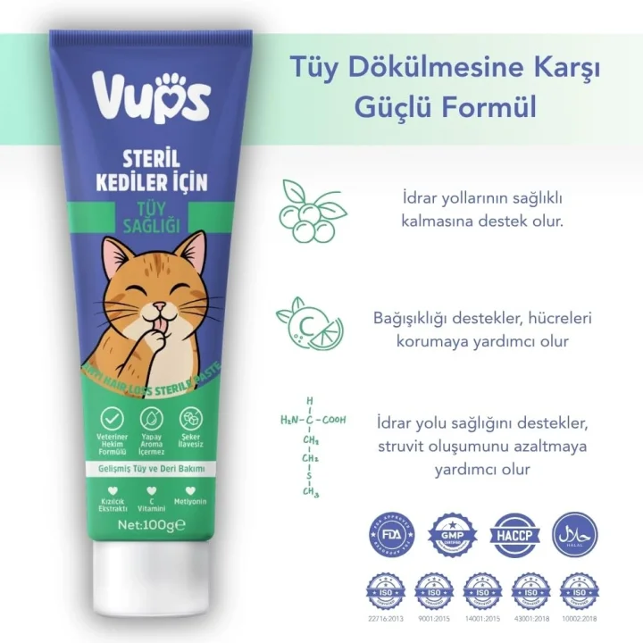 Kedi Malt Macunu 3’lü Tam Bakım Seti 3x100 gr