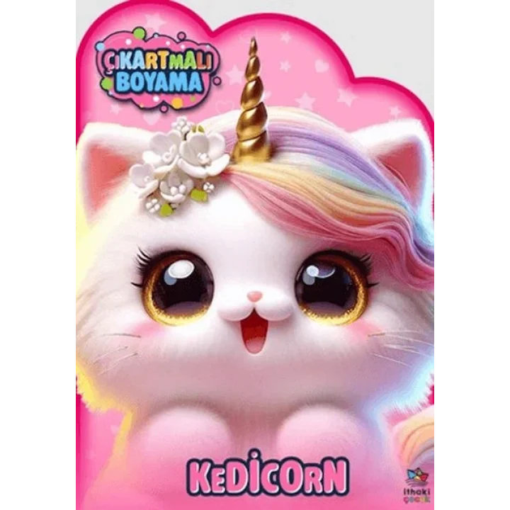 Kedicorn Zamanı - Çıkartmalı Boyama Kitabı