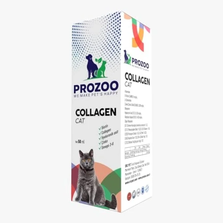 Kediler için Kolajen Damla 50 ml