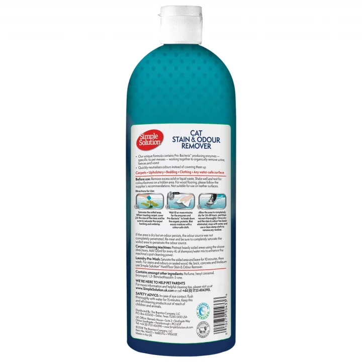 Kediler için Leke ve Koku Giderici 1 Litre