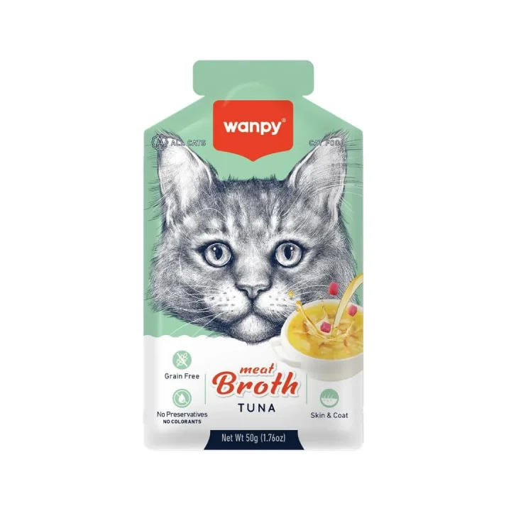 Kediler için Ton Balığı Eti Çorbası 50g