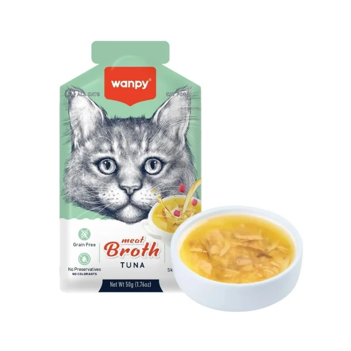 Kediler için Ton Balığı Eti Çorbası 50g