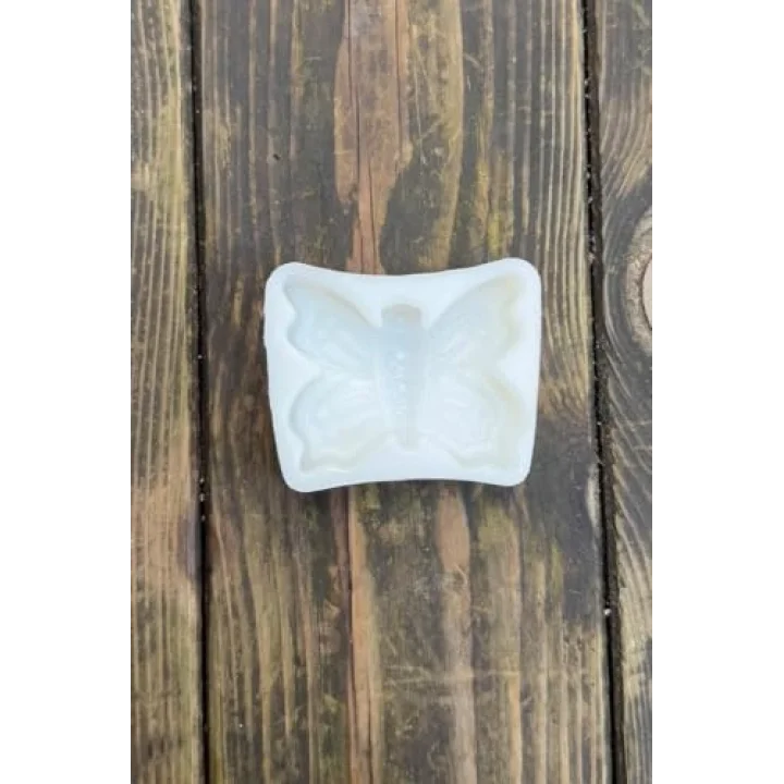 Kelebek Tekli Mum Kalıbı (Silikon)
