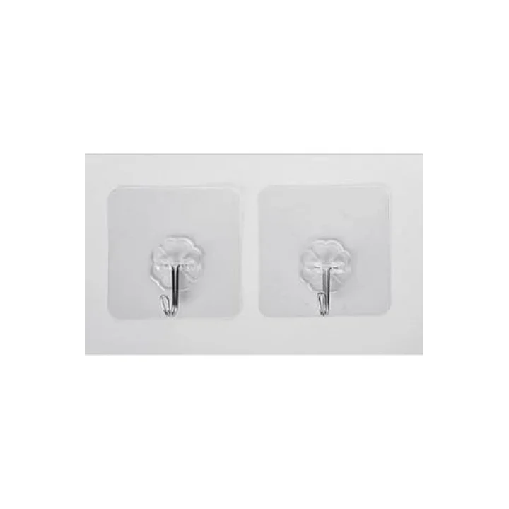 Kendinden Yapışkanlı Şeffaf Askı 5 Li Set Banyo Mutfak Askısı