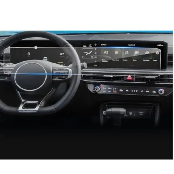 Kia Ev9 İle Uyumlu Ekran Koruyucu Multimedya Ve Dijital Gösterge