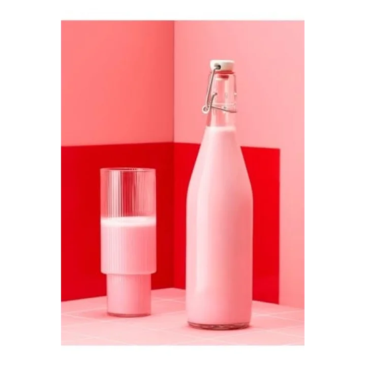 Kilitli Kapaklı Sızdırmaz Cam Şişe 1L