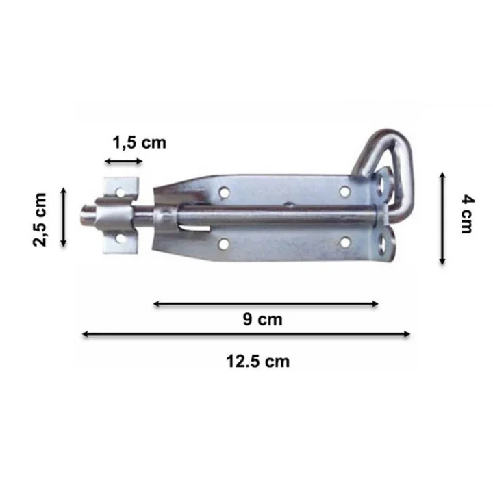 Mey İthalat® Kilitli Sürgü No 1