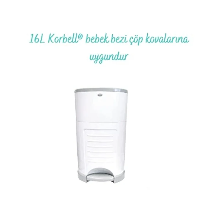 Kirli Bebek Bezi Çöp Kovaları İle Uyumlu Bebek Bezi Çöp Poşeti 3 paket