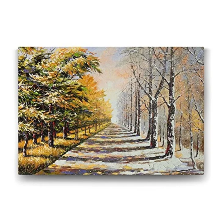 Kış ve Sonbahar Tablosu - 140x100cm