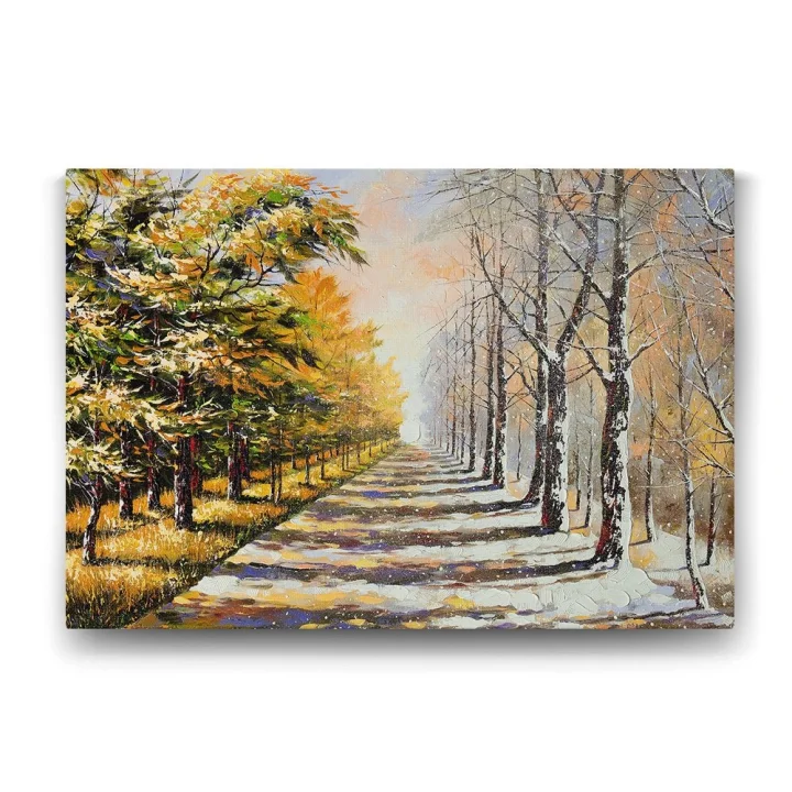 Kış ve Sonbahar Tablosu - 140x100cm