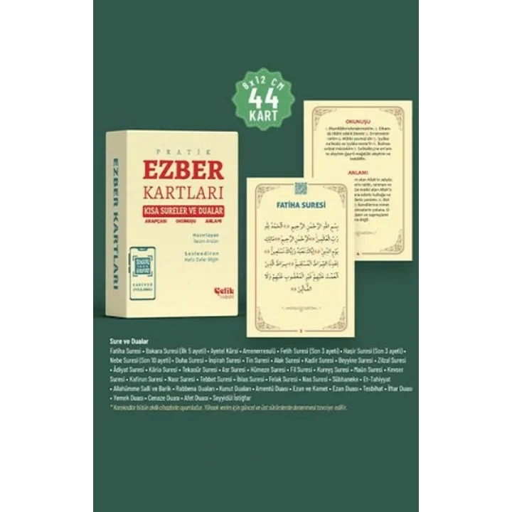 Pratik Ezber Kartları Kısa Sureler ve Dualar