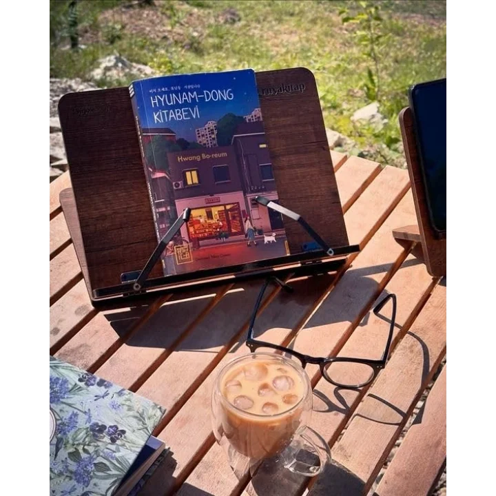 Kitap Okuma Standı (Ceviz)