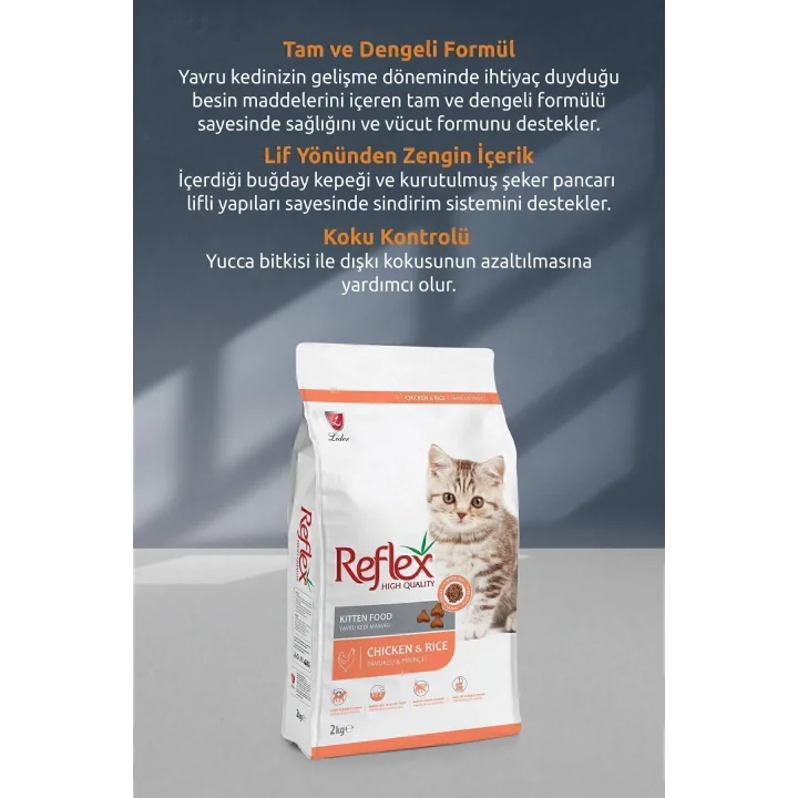 Kıtten Chıcken & Rıce Cat Food 10 kg