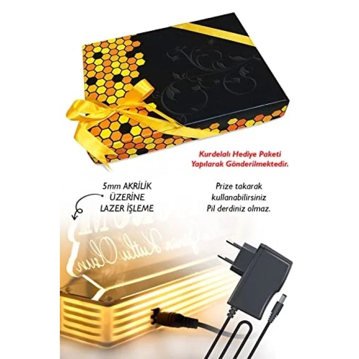 Kız Kulesi Lamba 3D Led Lamba GÜNIŞIĞI