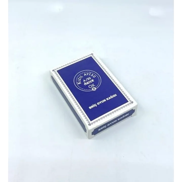Kızıl Ay Briç Oyun Kartı Destesi - Mavi